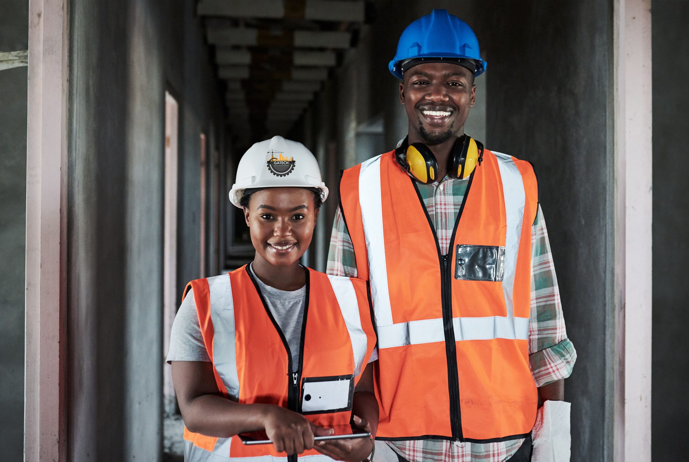 Techniciens GATECH sur site